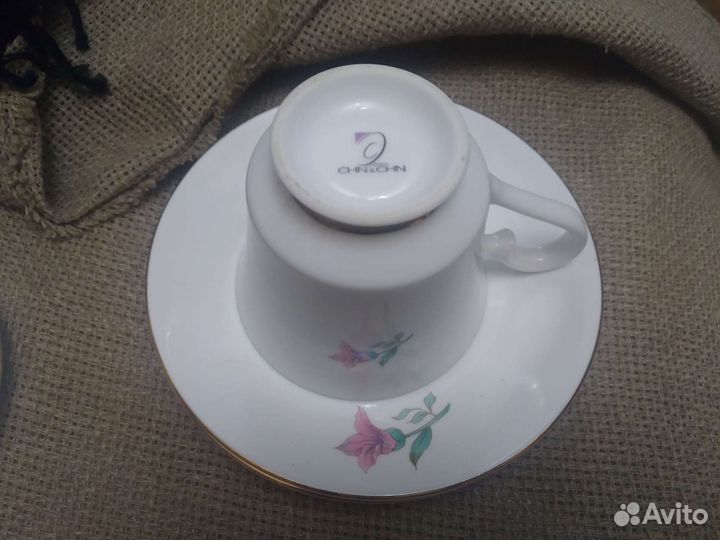 Чашка с блюдцем