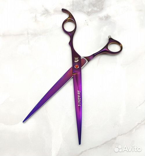 Проф. прямые ножницы для стрижки животных 8*