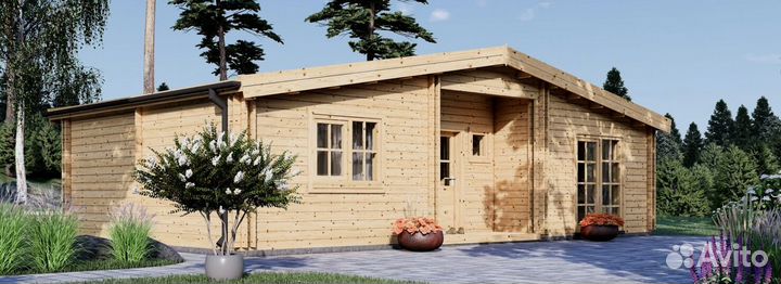 Дом из бруса филипп 44 10,5x6