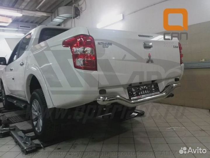 Защита заднего бампера Mitsubishi L200 2015-2019