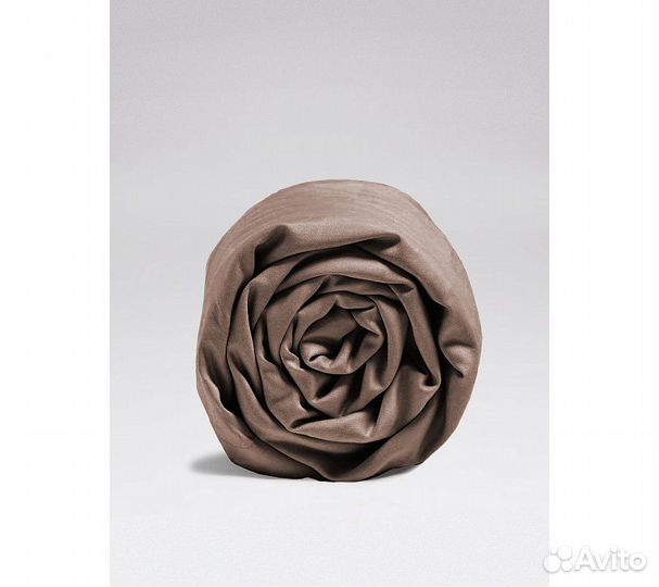 Простынь GoodNight Сатин 200х200х20 Шоколад на рез