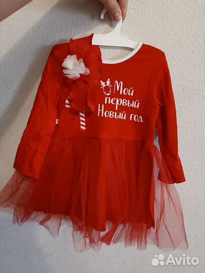Платье для малышки 74 размер