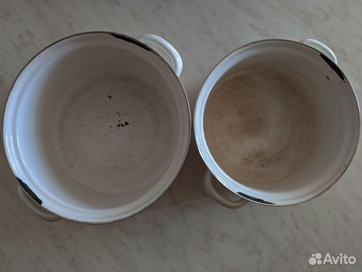 Кастрюли, кружки эмалированные 1л 3л 4,5л 10л