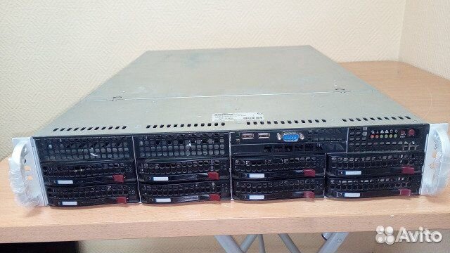 Сервер SuperMicro 6026T-URF 2хX5670 32gb