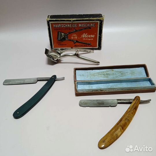 Опасные бритвы СССР Труд Вача 49 г и Москва 55 г