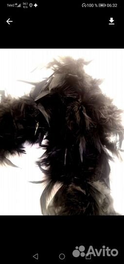 Боа из перьев (не страус)