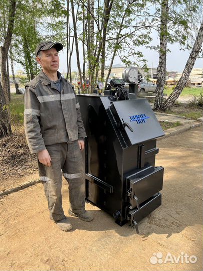 Твердотопливный котел Из Сибирь сталь 5 мм