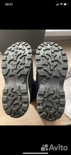 Зимние ботинки ecco