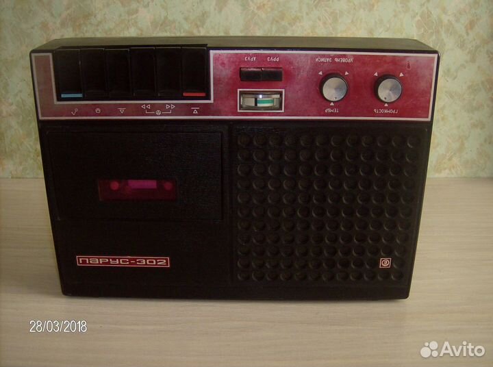 Магнитофон Парус 302