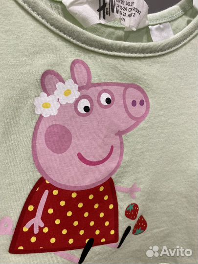 Платья для девочки пакетом HM peppa PIG 92