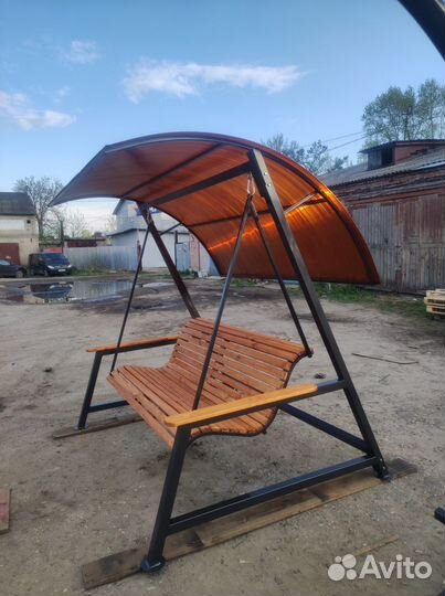 Дачная качель лофт