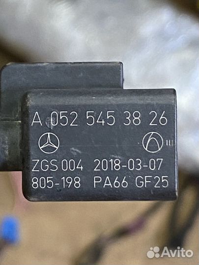 Mercedes W205 W253 фишка разъем звукового сигнала