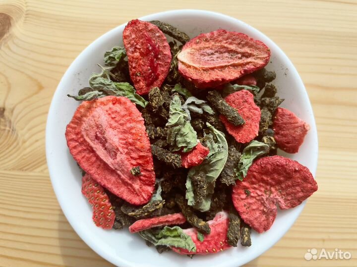 Иванчай килограмм + полкило с клубникой и мятой