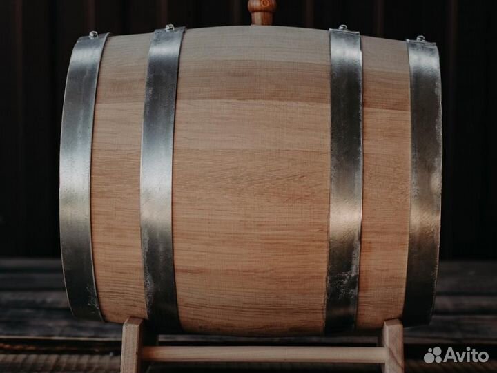 Бочка дубовая заливная, 20л (Сильный обжиг) Майкоп