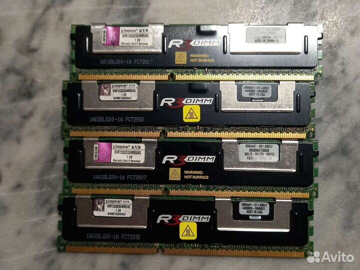 Оперативная память Kingston kvr1333d3d4r9s/4G