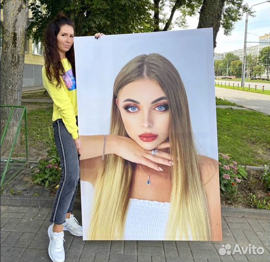 Портрет на холсте по фото