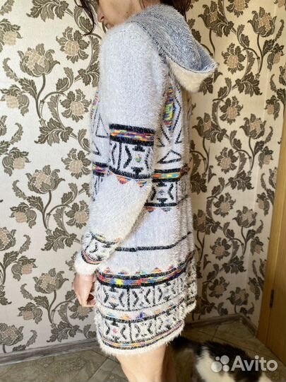 Кардиган с капюшоном