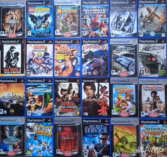 Игры PS2, Xbox Original, PS Vita, PSP диски игры