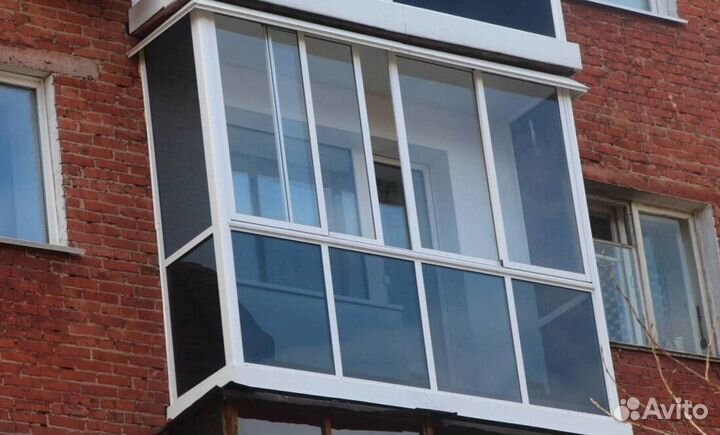 Остекление балконов и лоджий в рассрочку I0567