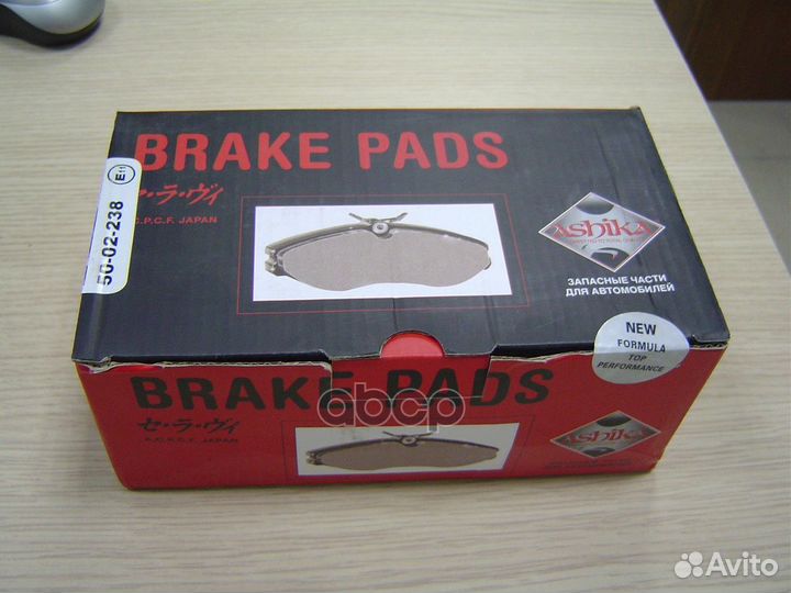 Колодки тормозные передние к-кт '50-02-238 Ashika