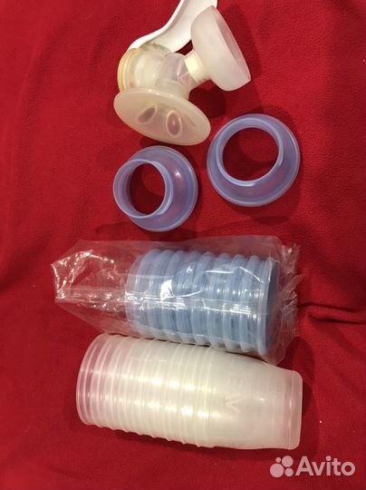 Молокоотсос avent с системой хранения