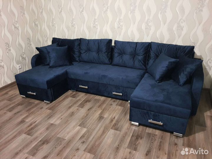 П образный угловой диван 990
