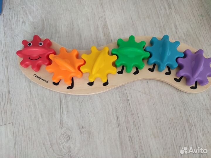 Развивающие деревянные игрушки монтессори