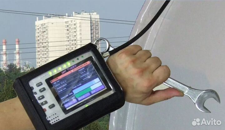 Установка эфирного и спутникового тв