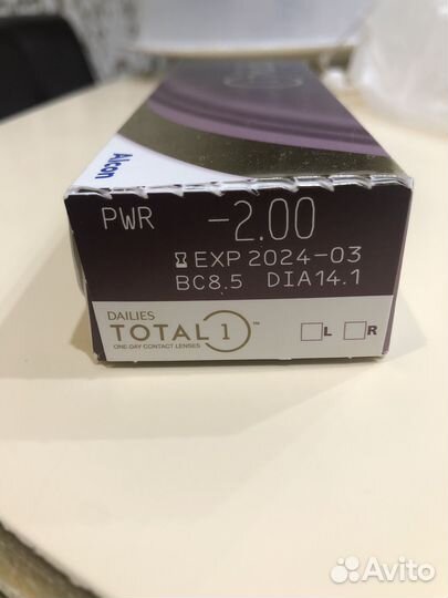 Alcon Dailies Total 1 (28 линз) -2.00 R 8.5