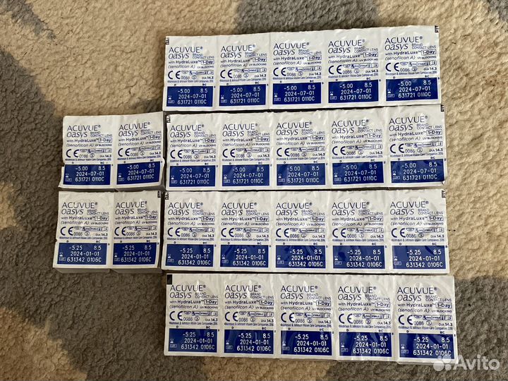 Линзы для глаз acuvue oasys