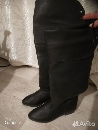 Сапоги ботфорты Италия, 37размер