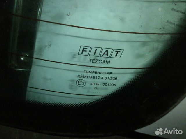 Стекло заднее Fiat Albea 2002-2012