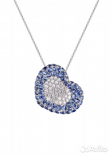 Колье Pasquale Bruni Sapphire & White Diamonds Hea