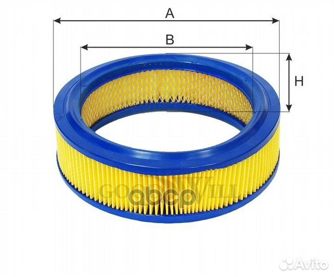 Фильтр воздушный ваз карбюратор (круглый Фильтр)