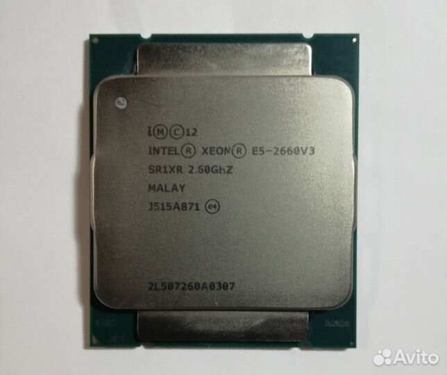 Intel Xeon E5-2660v3 2.6GHz LGA2011-3 10ядер SR1XR
