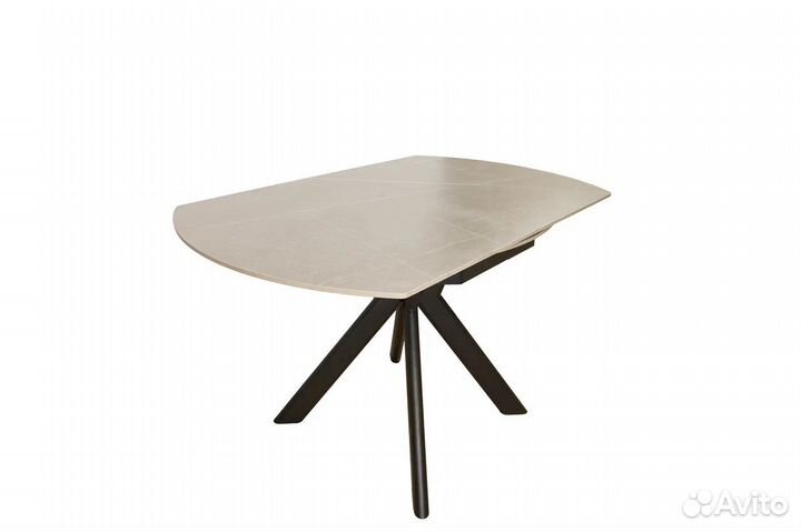 Стол круглый раздвижной из камня