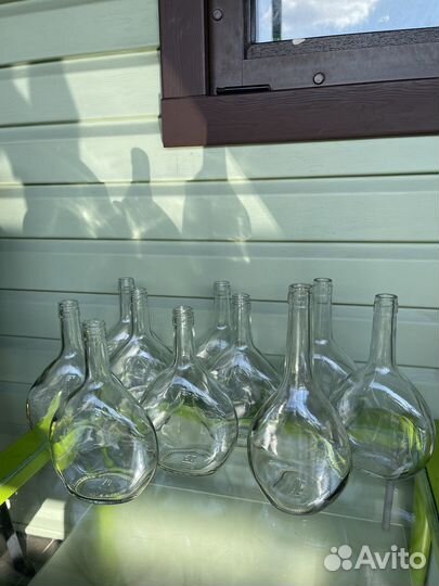 Бутылки для декора