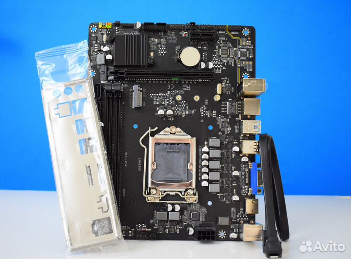 Материнская плата lga 1200 DDR4 2RAM