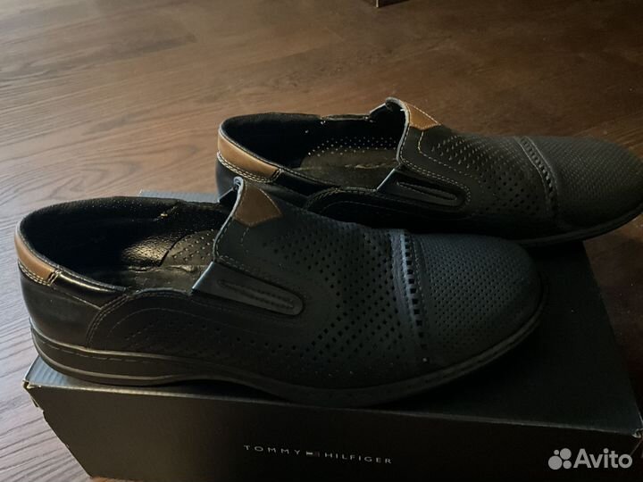 Летние ботинки rieker кожа