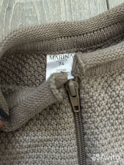 Вязаный комбинезон 74