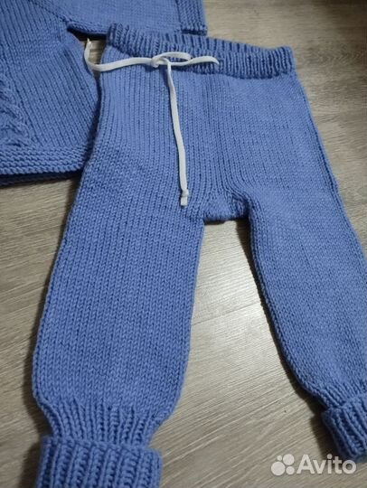 Новый Костюм вязаный 80-86