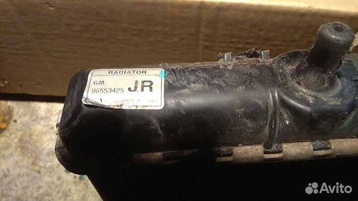 Основной радиатор chevrolet lacetti 96553425