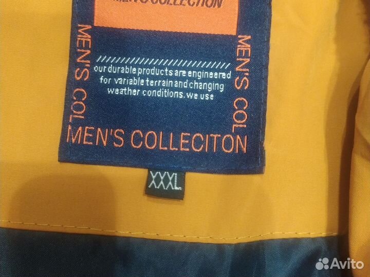 Пуховик зимний мужской удлиненный