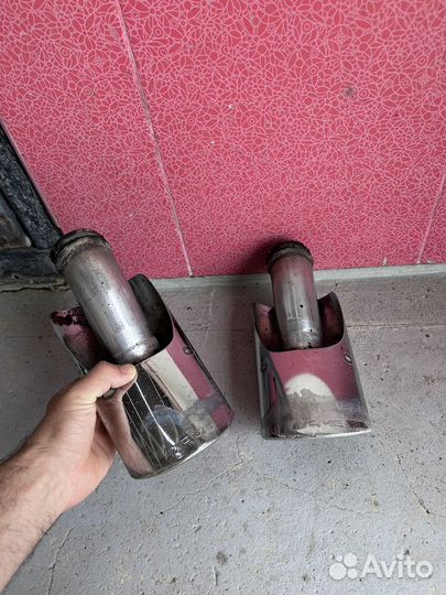 Насадка на глушитель mercedes w221 amg