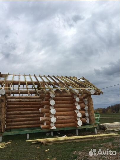 Сруб дома из сосны, кедра лиственницы, кело