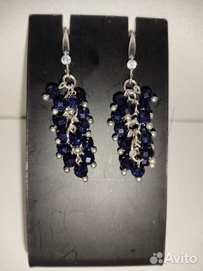 Серьги грозди разные