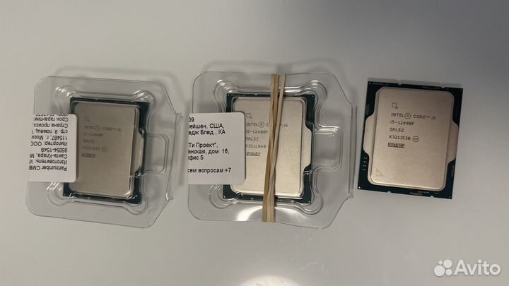 Процессор Intel i5 12400f новый
