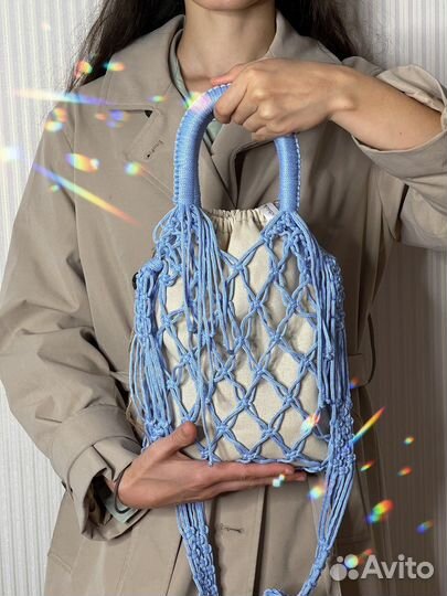 Сумка-макраме