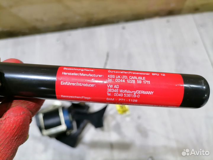 Ремень безопасности задний левый VW Passat B7