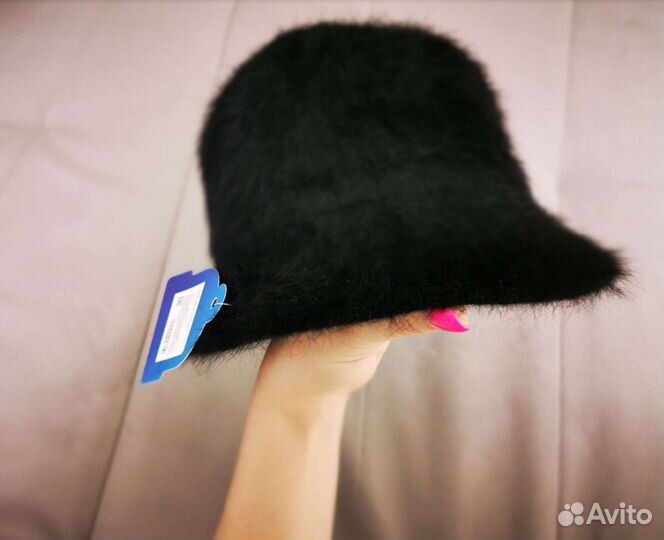Шапка Панама новая шляпка из ангоры 52-54размер